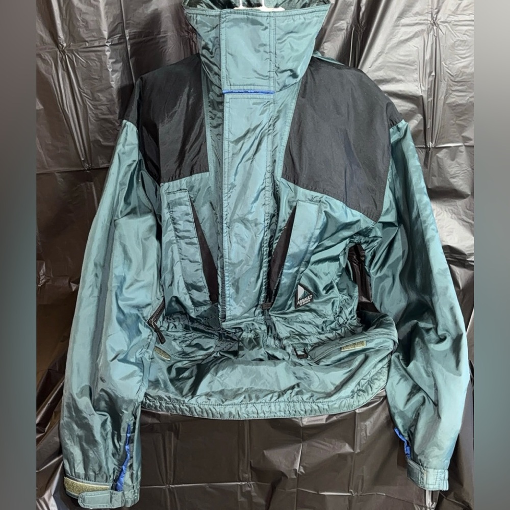 CB Sport Assault Waterproof Breathable Winter Jacket Half Zip Green Size Small